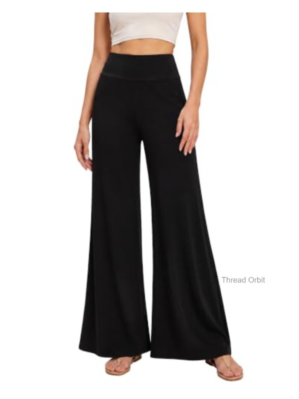 Wide Leg Palazzo Pants Women Casual High Waisted Comfy Flowy Lounge Yoga Pants